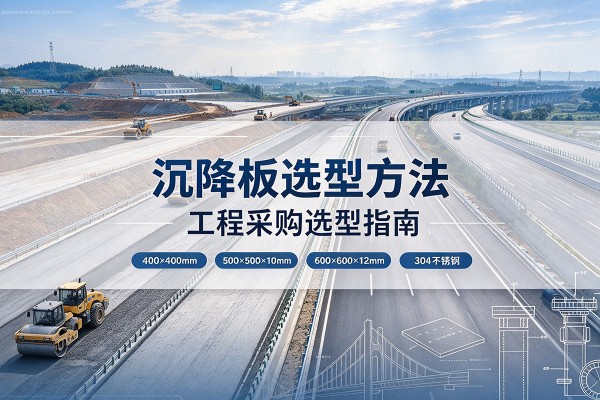 洛浦沉降板选择方法