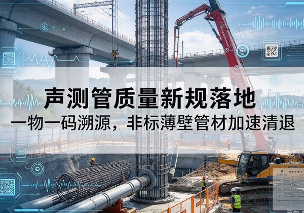 洛浦声测管质量新规落地，一物一码溯源，非标薄壁管材加速清退